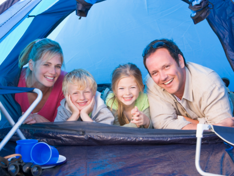 April camping indoors pic